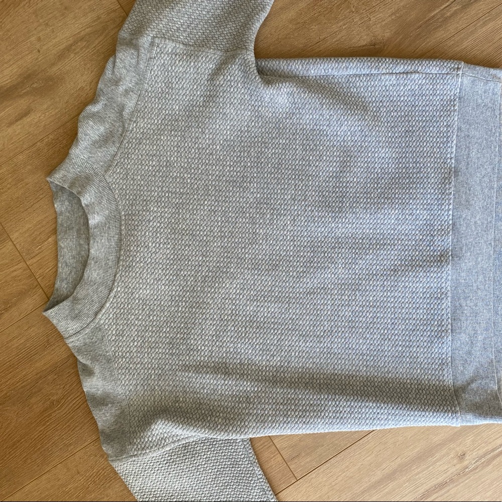 Gray Zella Sweatshirt, Crew Neck